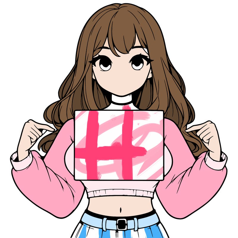 girl holding a blank sign in a long sleeve crop top