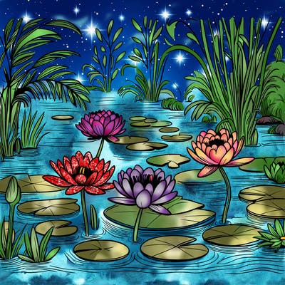 monet's water lilies