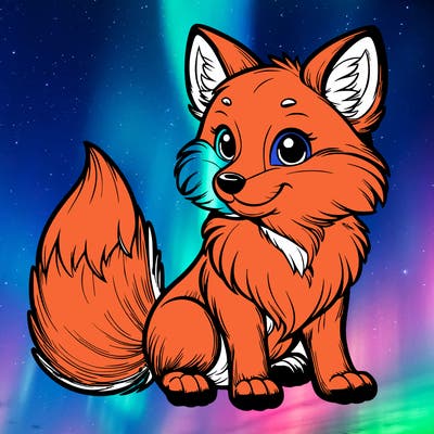 realistic fox