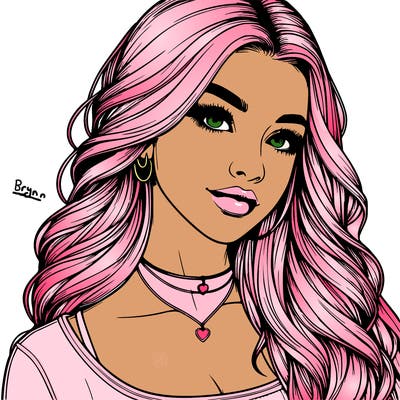 detailed realistic girl