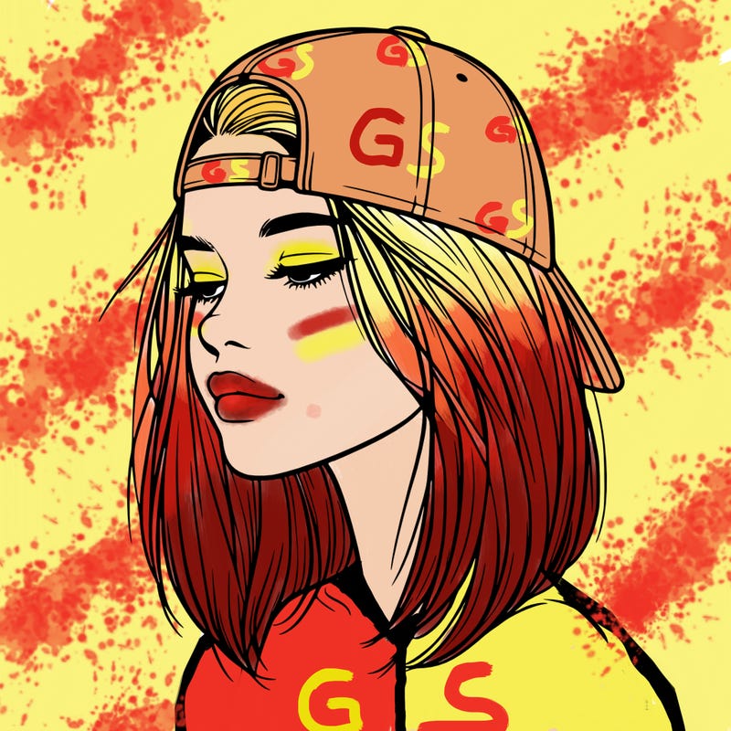 realistic  girl with a backwards hat