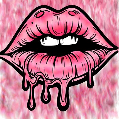 lips that look realistic and drip