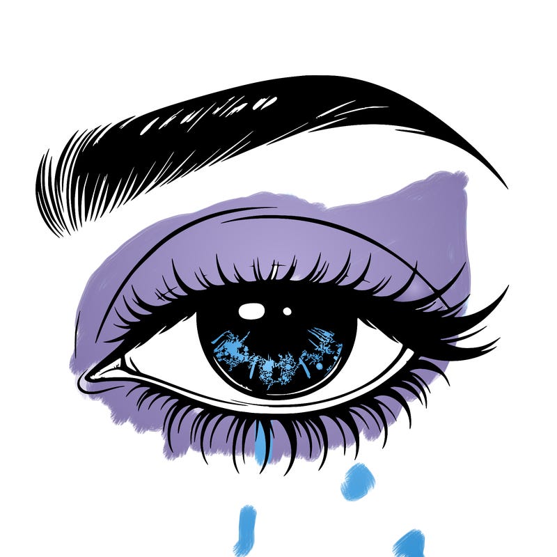 eye closed realistic