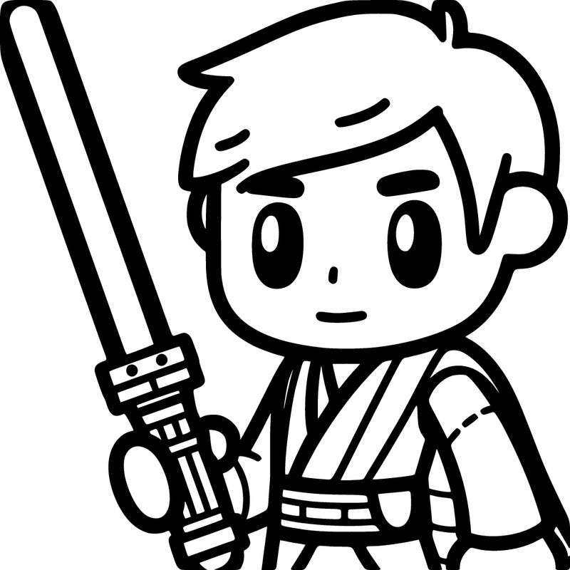 man as a jedi