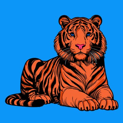 realistic tiger