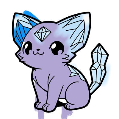 crystal kitten