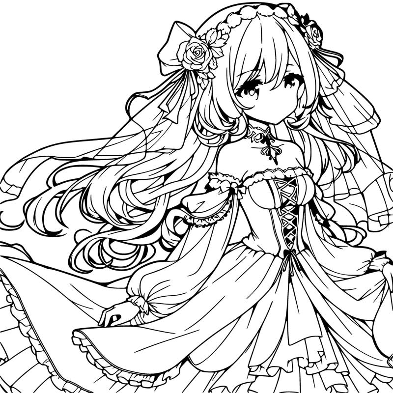 a detailed anime girl wearing an elegant flowing ghost costume