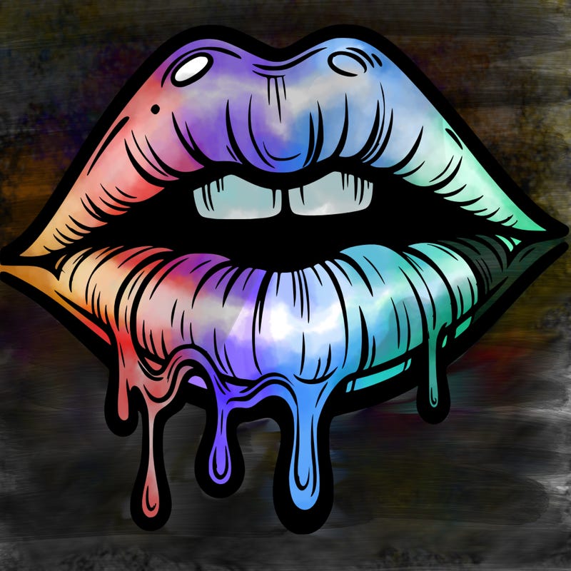 lips that look realistic and drip