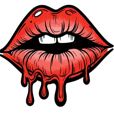 lips that look realistic and drip
