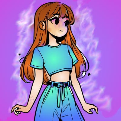 girl in a cute crop top