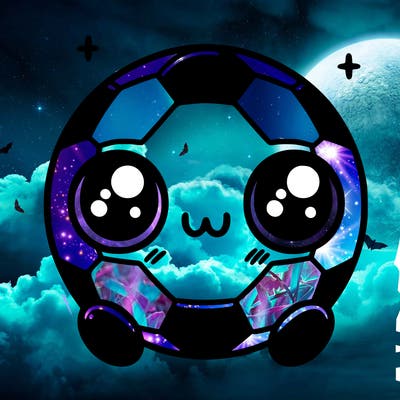 cute soccer ball