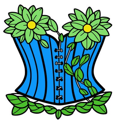 flower corset