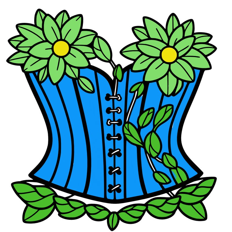 flower corset