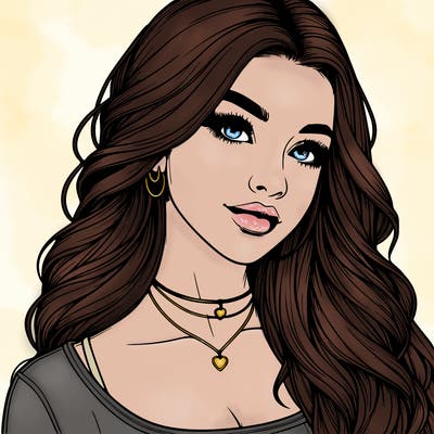 detailed realistic girl