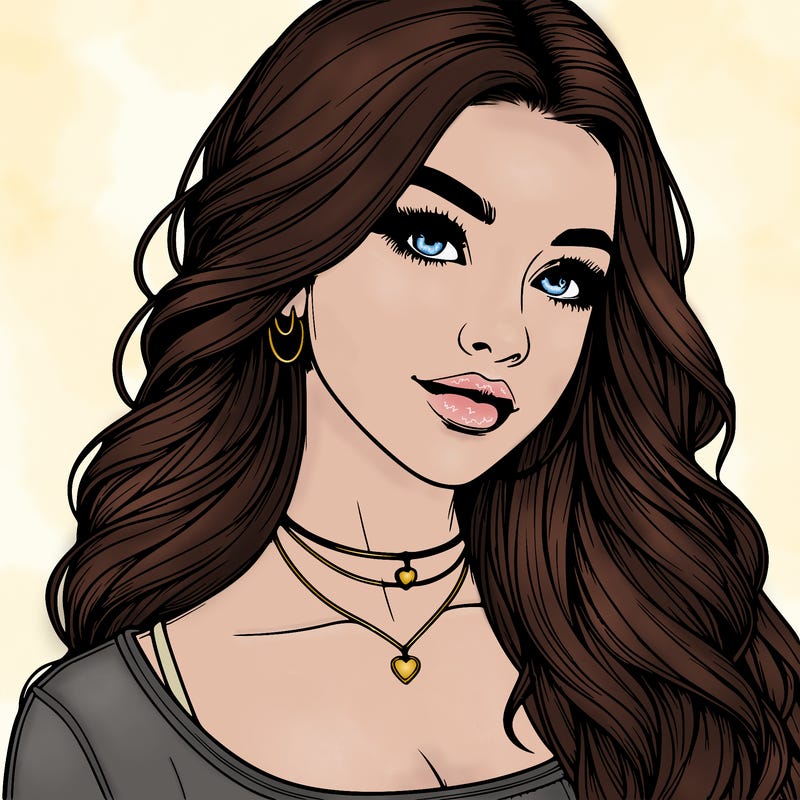 detailed realistic girl