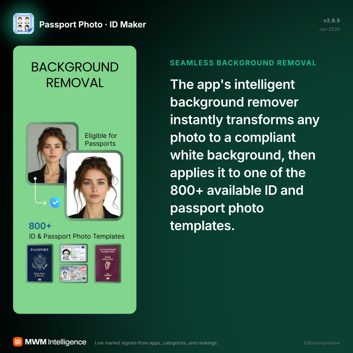 Passport Photo · ID Maker - Graphics & Design App | MWM