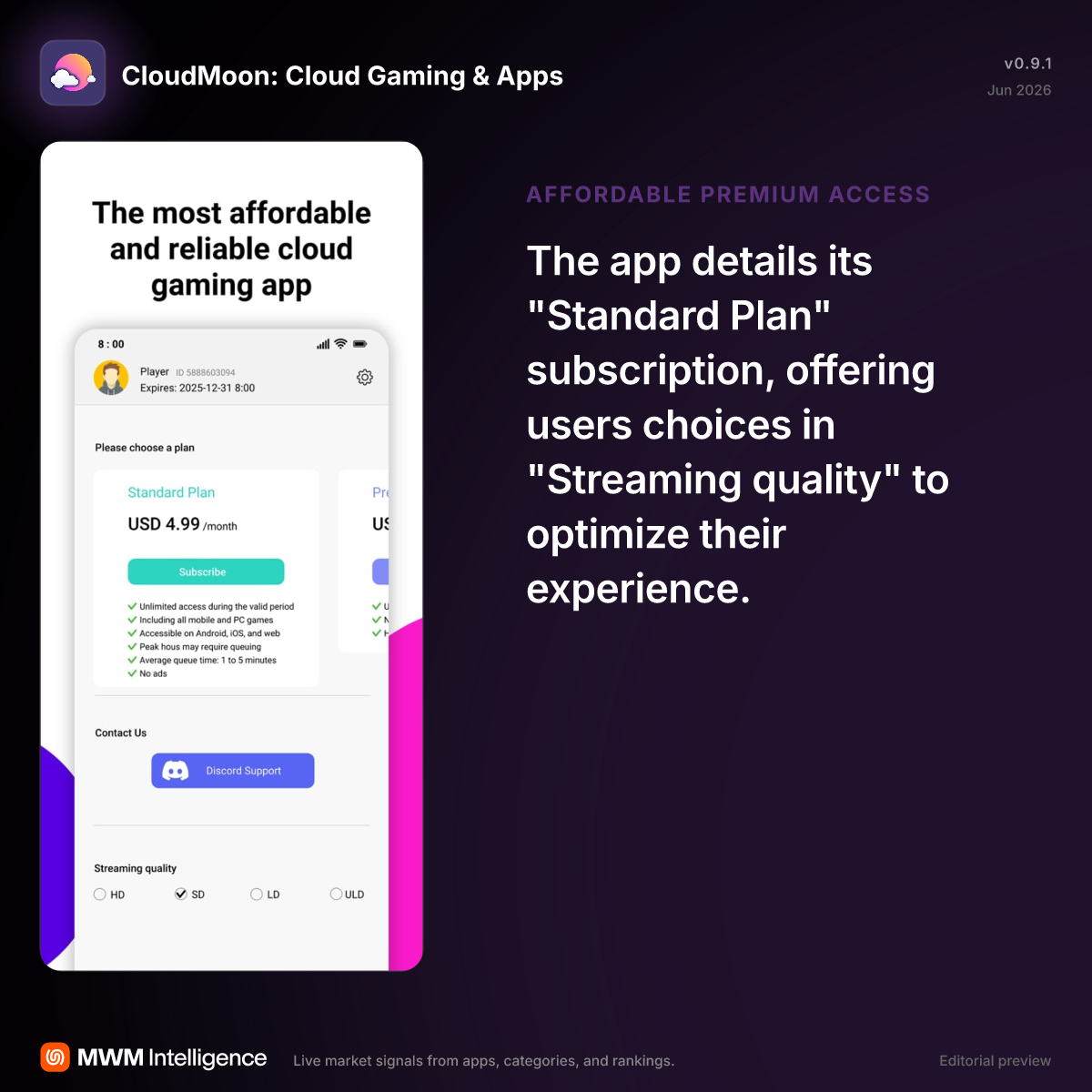 CloudMoon: Cloud Gaming & Apps - Entertainment App | MWM