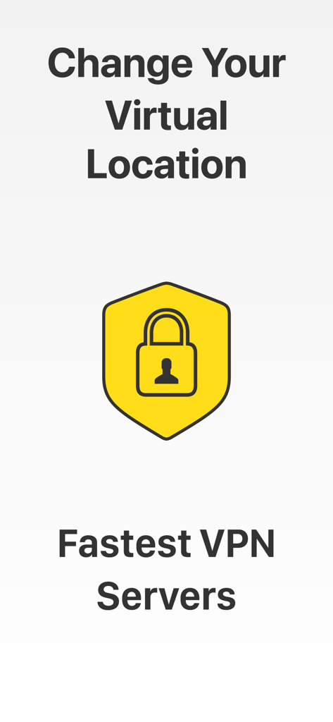 Master Secure VPN - Promotional graphic for Master Secure VPN highlighting the ability to change virtual locations and access fast servers with a secure lock icon.
