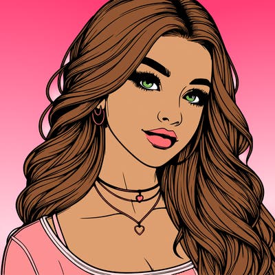 detailed realistic girl