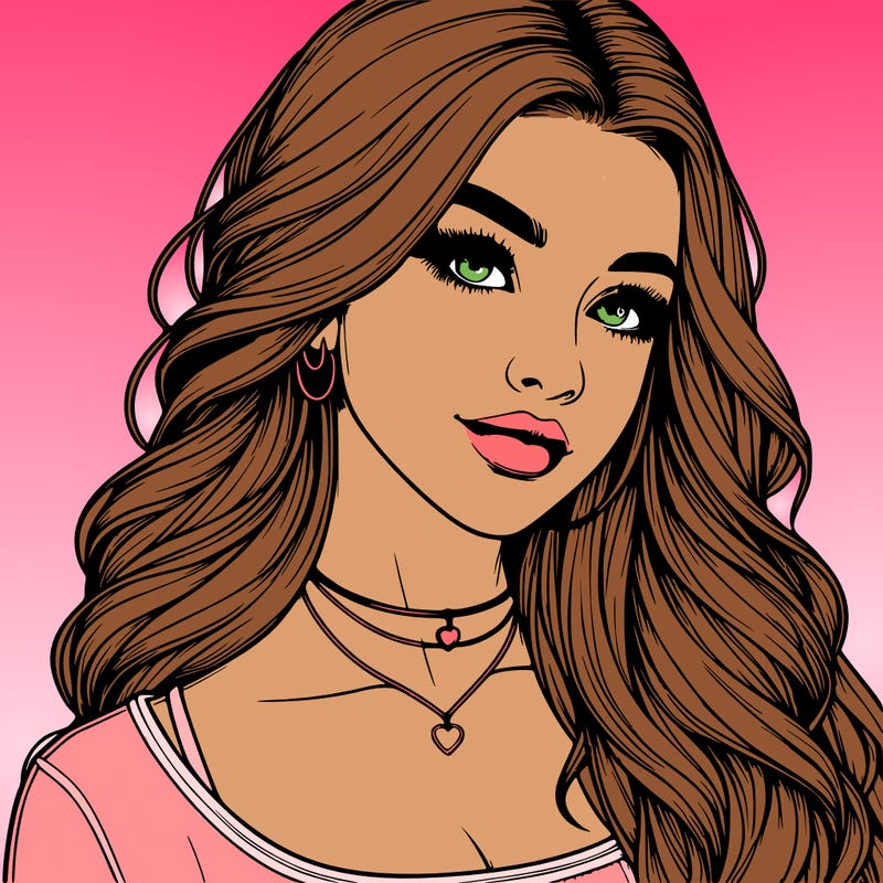 detailed realistic girl