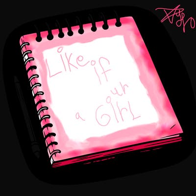 a blank sketch pad