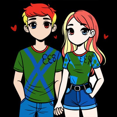 boyfriend and girlfriend