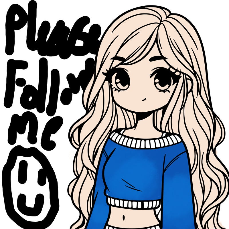 girl with long hair and a crop top with a sweater