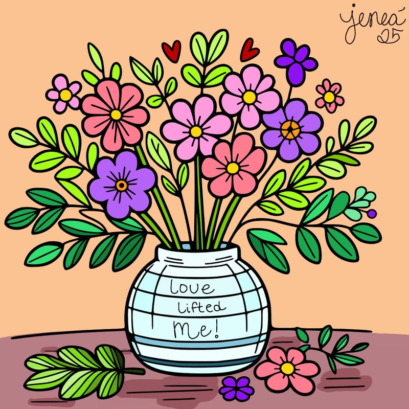 flowers in a vase