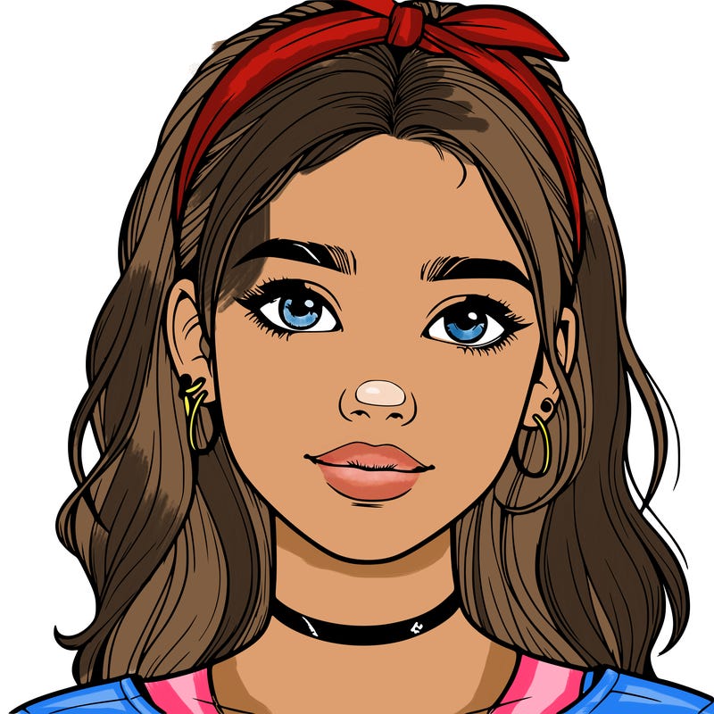 realistic teenage girl