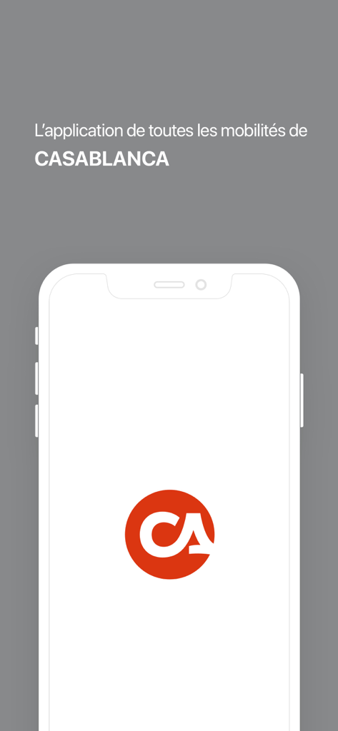 Casatramway - Casatramway mobile app splash screen for Casablanca transportation