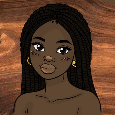 african woman with fulani braids