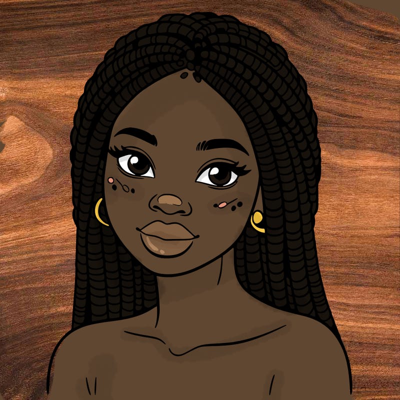 african woman with fulani braids