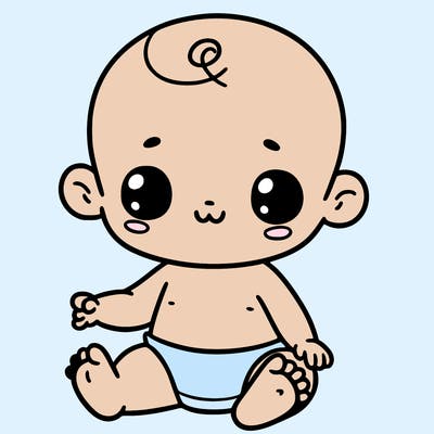 a baby