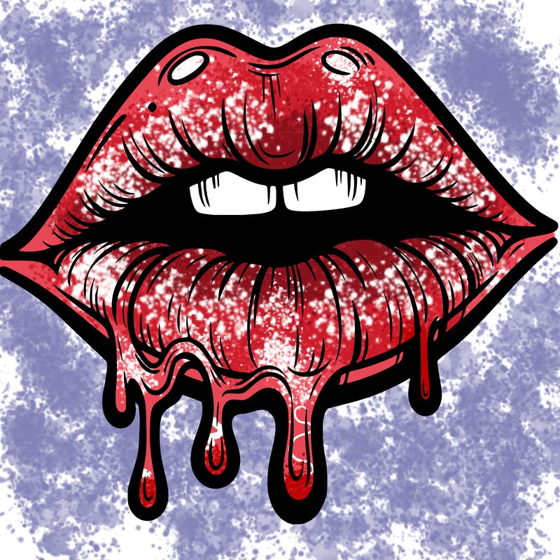 lips that look realistic and drip