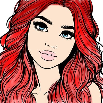 beautiful realistic girl