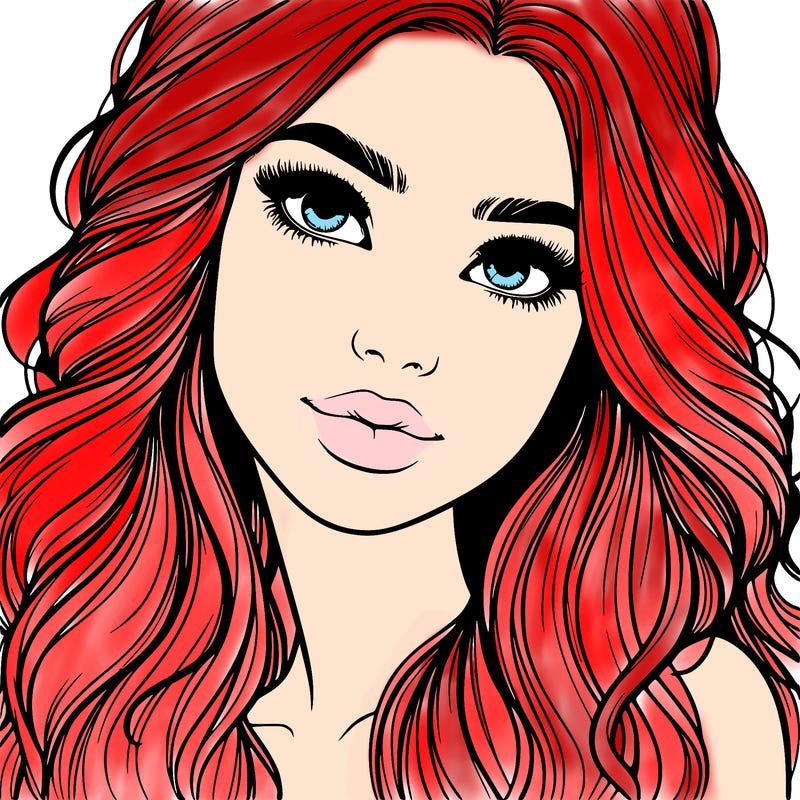 beautiful realistic girl