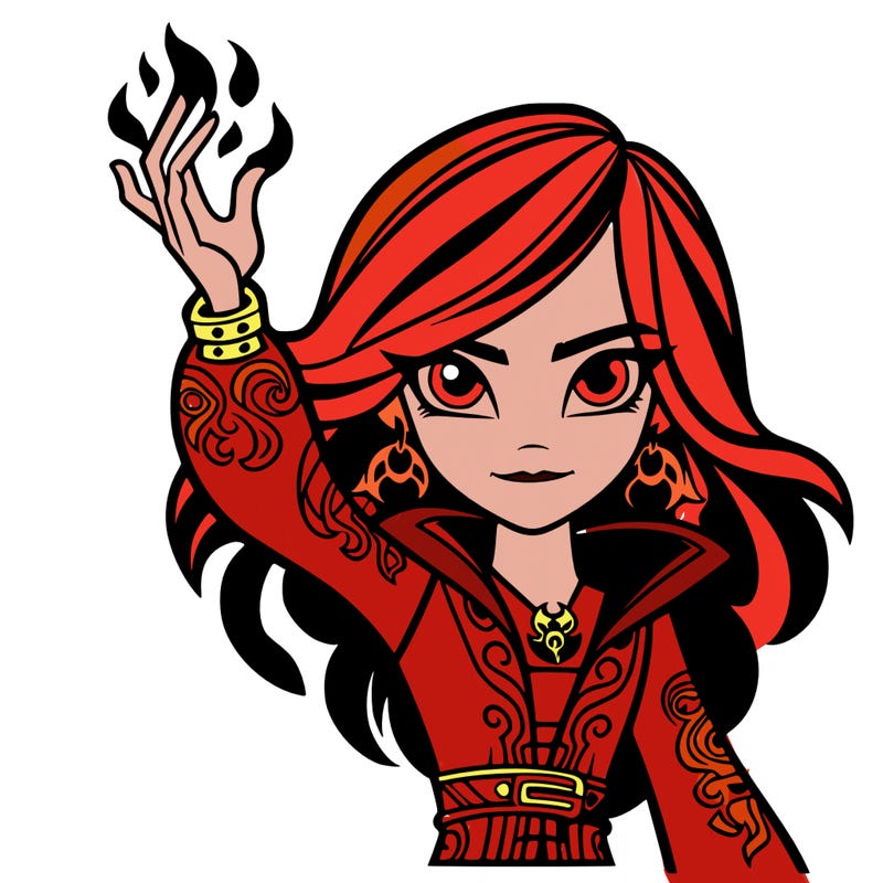 red from descendants the rise of red