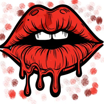lips that look realistic and drip