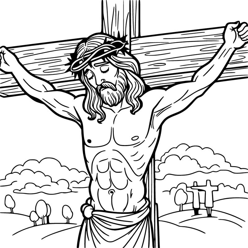 jesus on the cross
