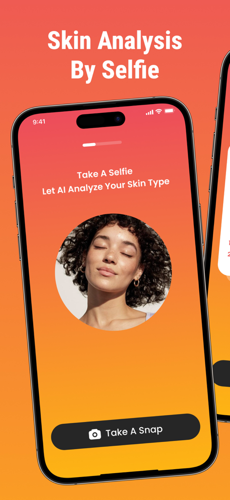 SunkissTimer:AI Taning Routine - SunkissTimer app screen for AI skin type analysis via selfie