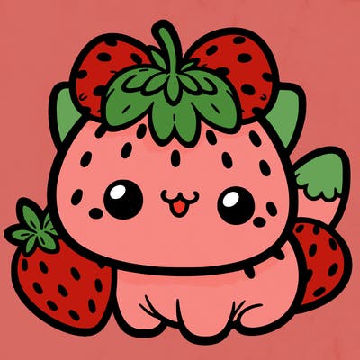 strawberry cat