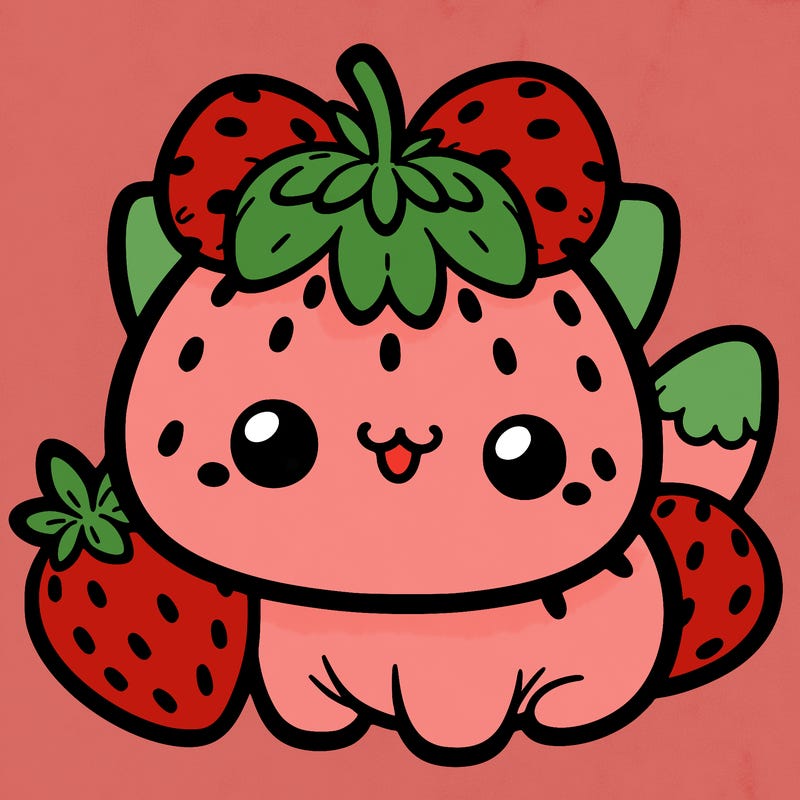 strawberry cat