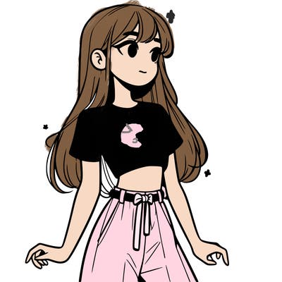 girl in a cute crop top