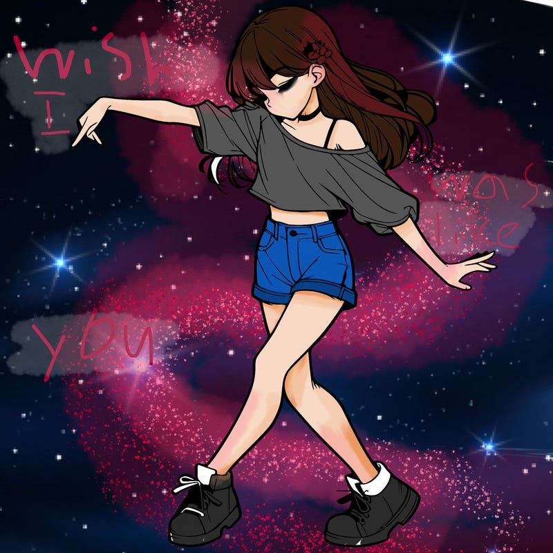 realistic girl danceing