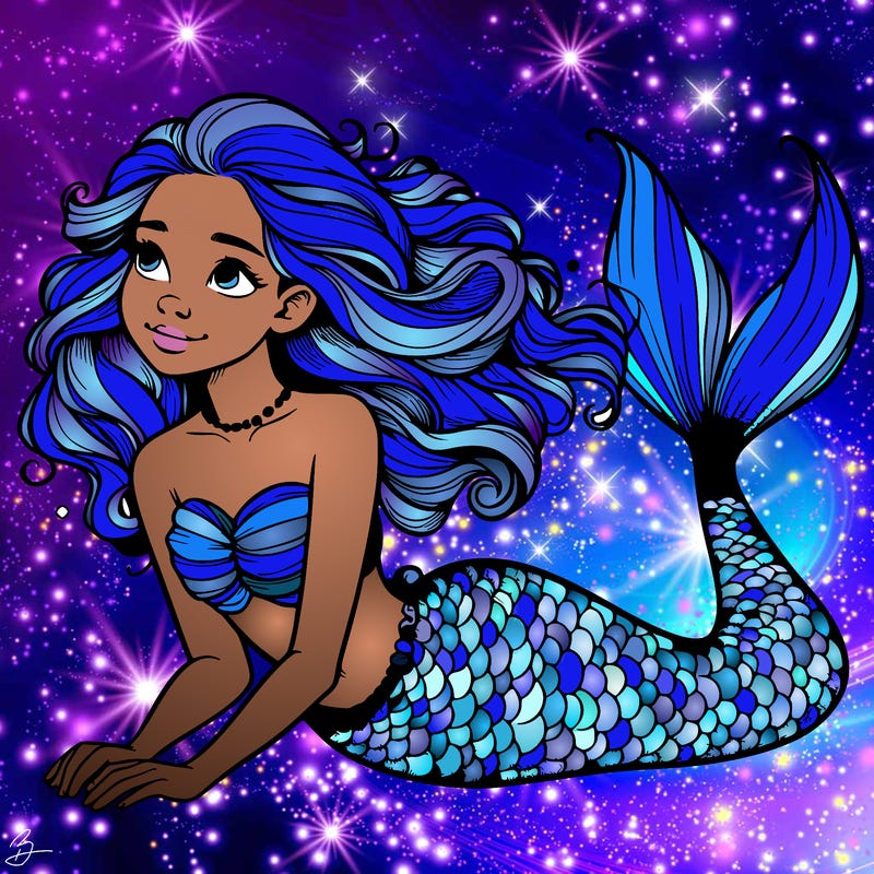 a realistic mermaid