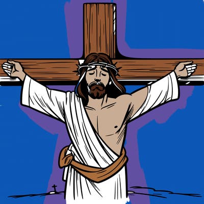 jesus on the cross