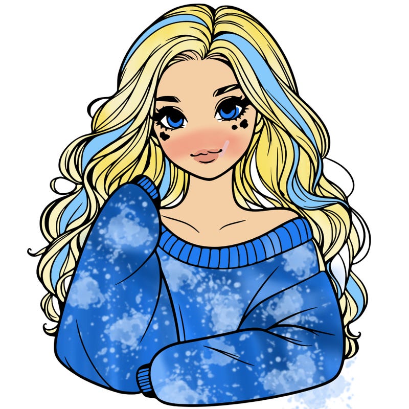 a beautiful girl in a big sweatshirt