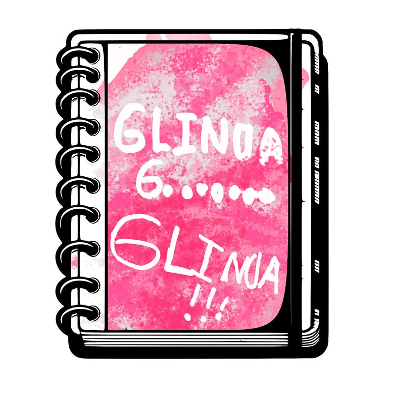 blank, realistic notebook