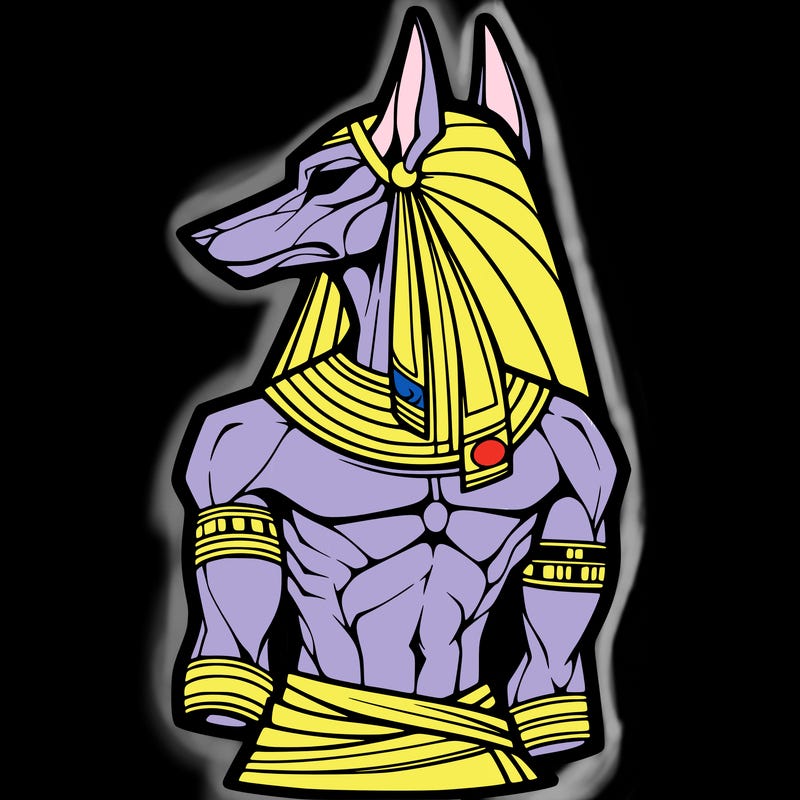 anubis in human form