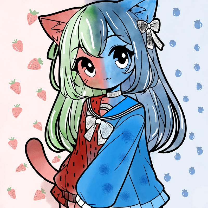 cat anime girl